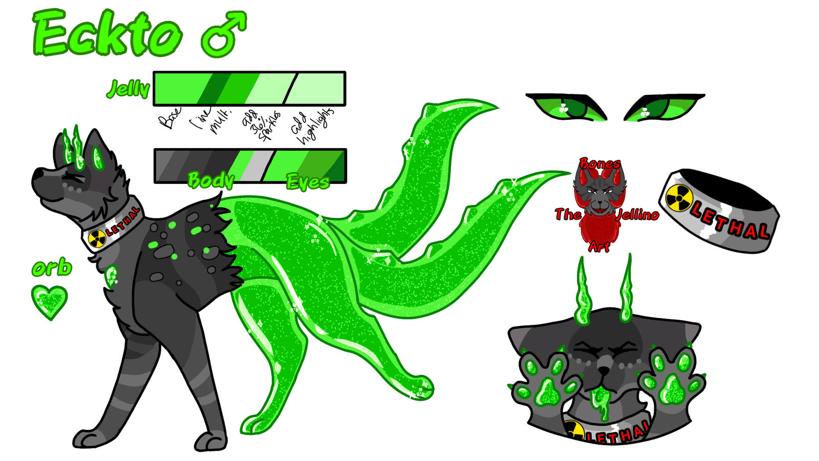 Complicated ref sheet (feral)